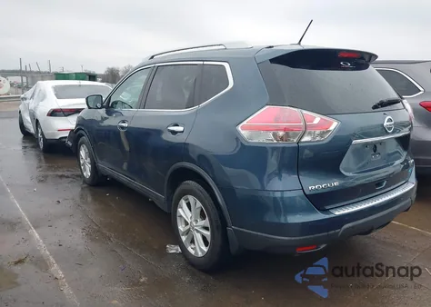 2014 Nissan Rogue Sv из США, поврежденный, VIN 5N1AT2MVXEC836199